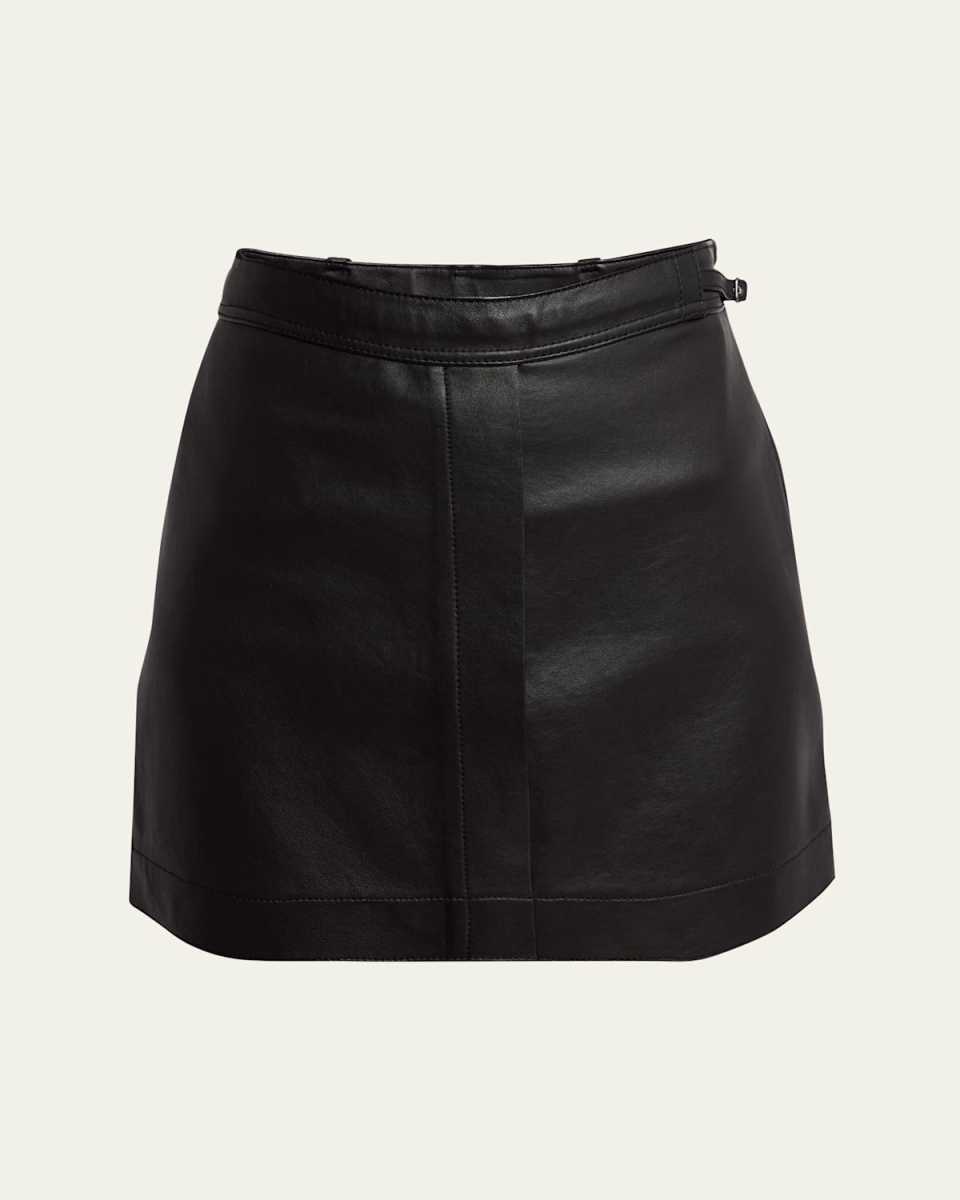Blaze Leather Mini Skirt